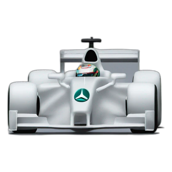 Mercedes F1 car sticker