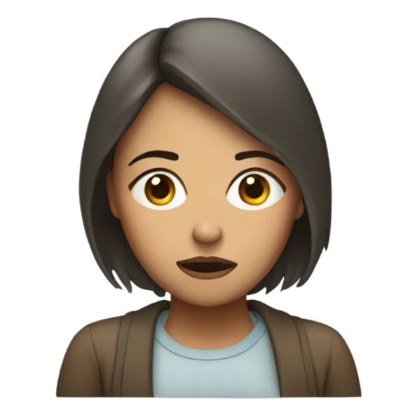 Exhausted woman  sticker