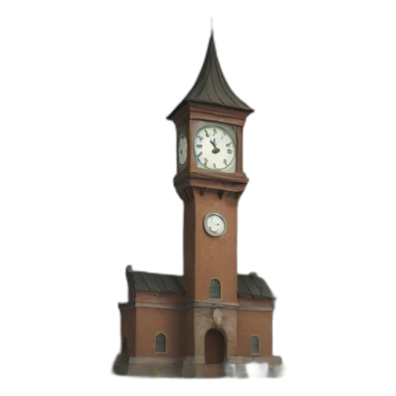  clock tower sticker