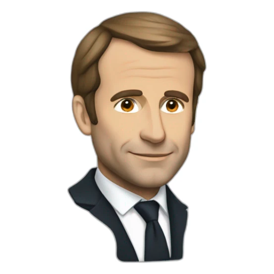 Macron énervé  sticker