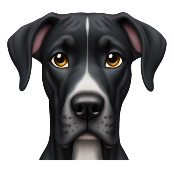 Black Caine corso/Great Dane  sticker