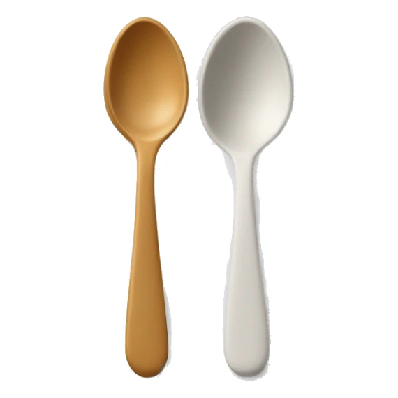 spoon with white subtance sticker