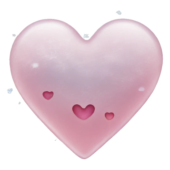 Heart shape ice sticker