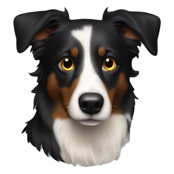 Border collie cross kelpie dog sticker