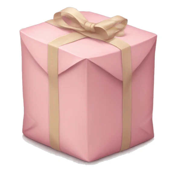 light pink package sticker