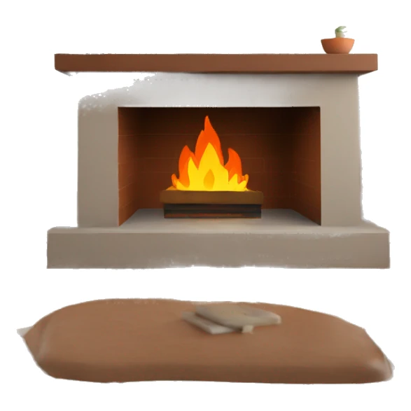 fireplace sticker