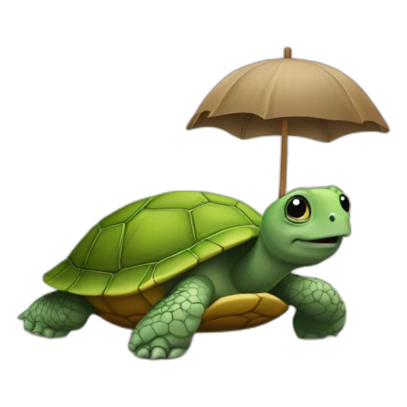 louttre sur une tortue sticker