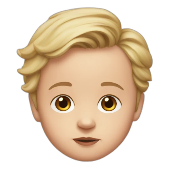 baby Wes Anderson sticker