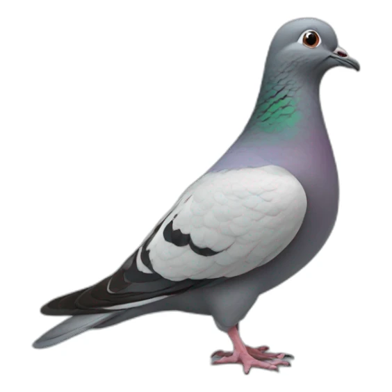 Farting Pigeon sticker