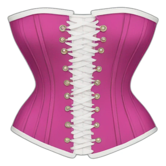 waist corset sticker