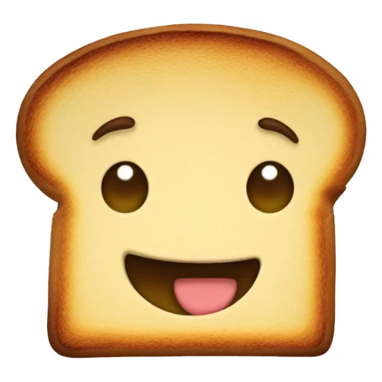 cute toast sticker
