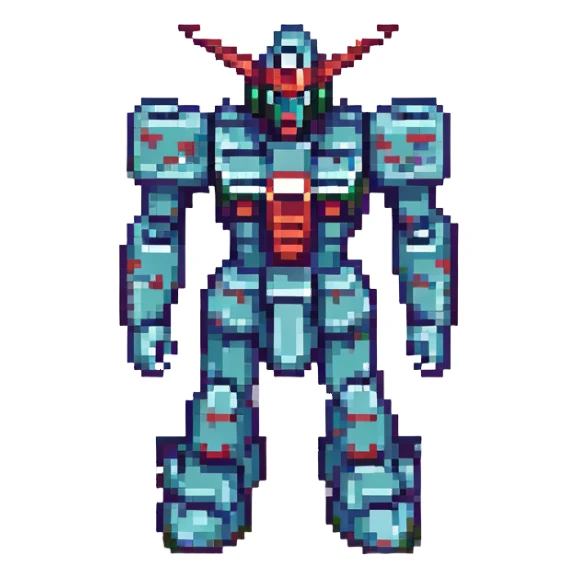 Gundam, no background sticker