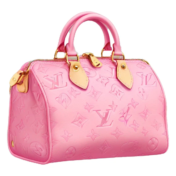 Louis Vuitton bag pink sticker