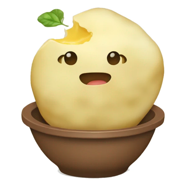 Potato eat ramen sticker