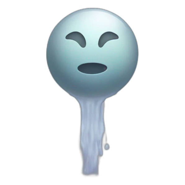 moon in a shower sticker