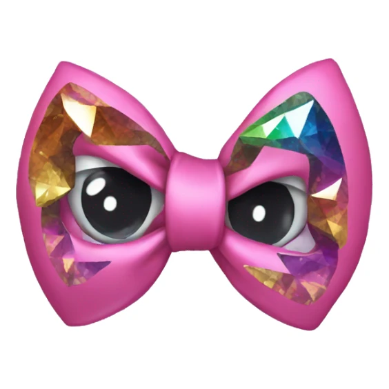 Bow with a disco sticker