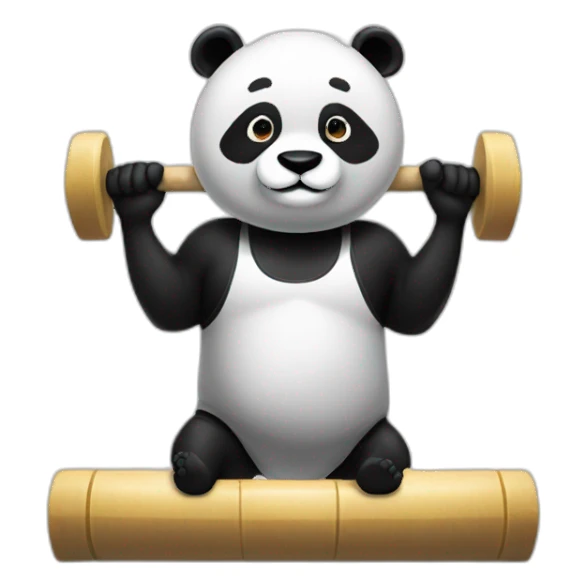 Panda ta gym sticker