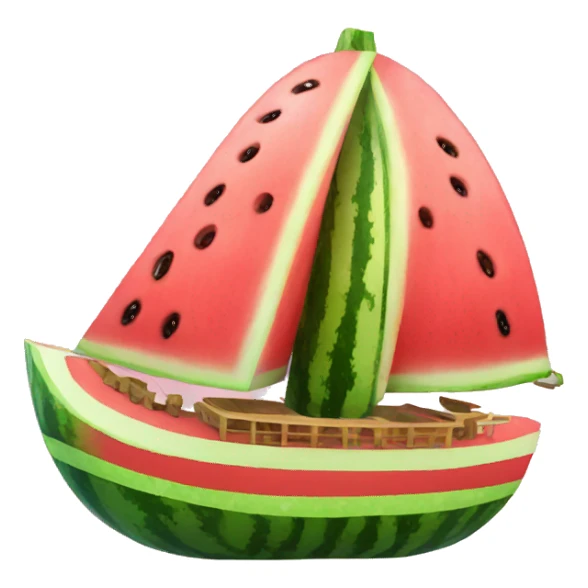 Watermelon ship sticker