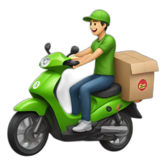 gojek food delivery sticker