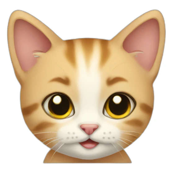 Hello kitten sticker