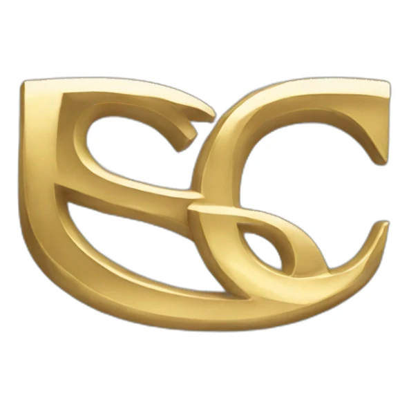Logo "GT" in gold  sticker