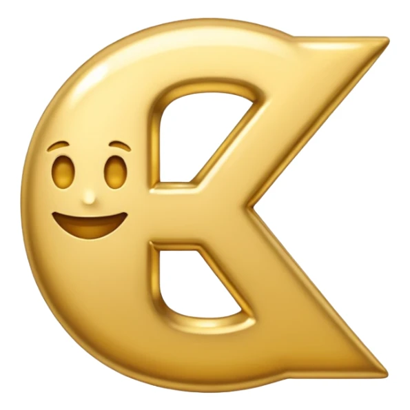 X letter smilling emoji sticker