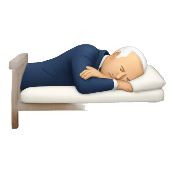 Joe Biden sleeping sticker
