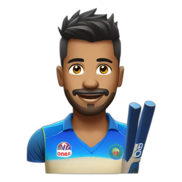 Hardik pandya cricket sticker