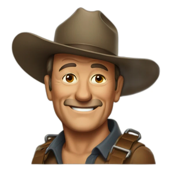 John Wayne  sticker
