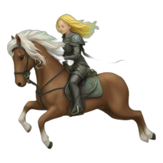 Ride waite Tarot deck sticker