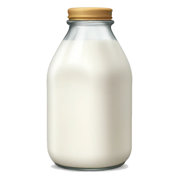 milk bottle sticker