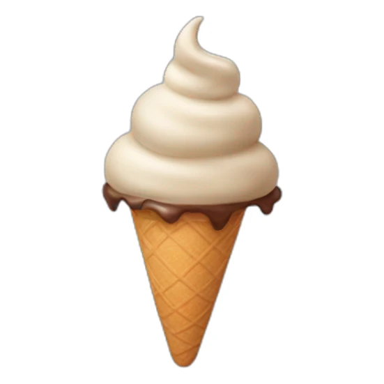 smooth ice cream poop sticker