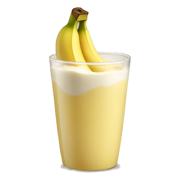 Banana con leche sticker