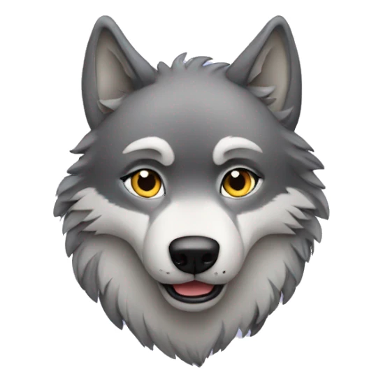 wolf cute sticker