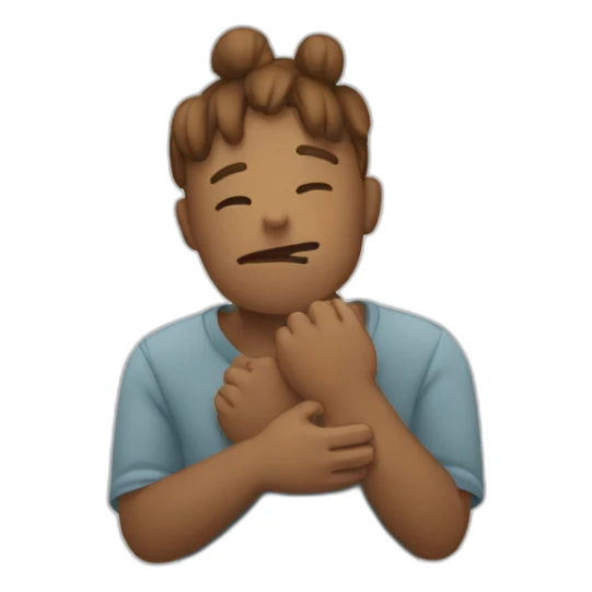 TIRED HURT HANDS sticker