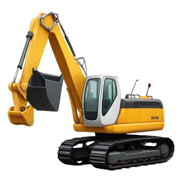 excavator sticker