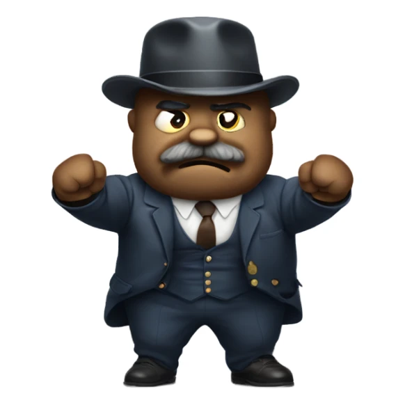 Teddy Roosevelt flexing sticker
