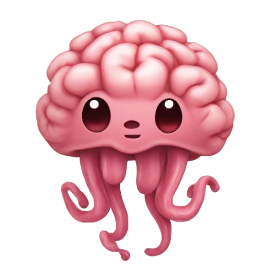 une puce avec un cerveau dedans sticker