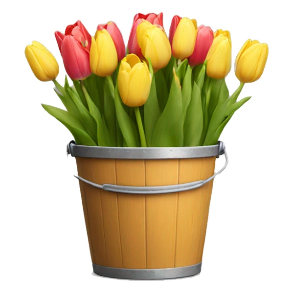 Tulip bucket sticker