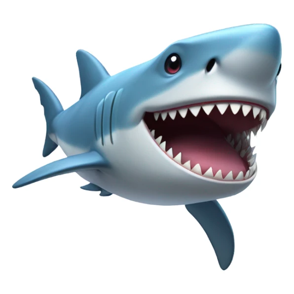 jeff the land shark sticker