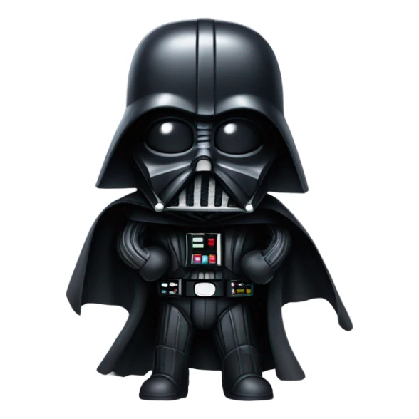 Darth Vader holding out a choke hold  sticker