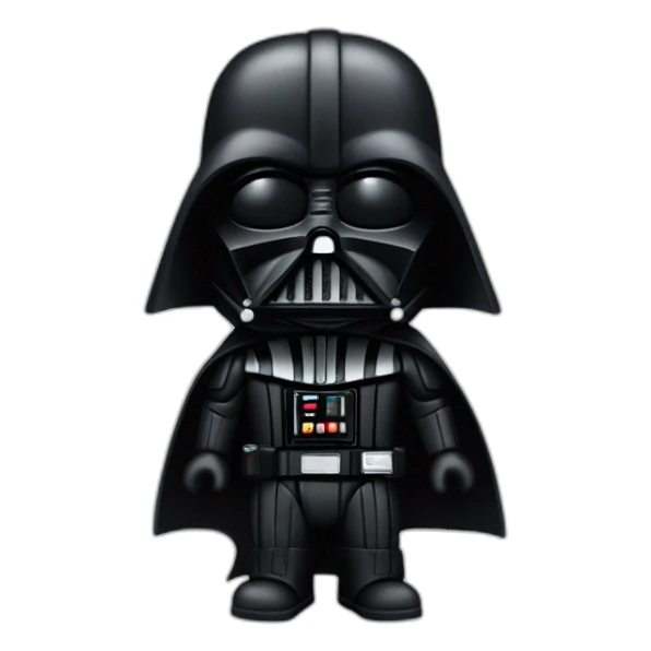 dark vador avec une sucette laser sticker