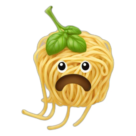 Végéta with spaghetti  sticker