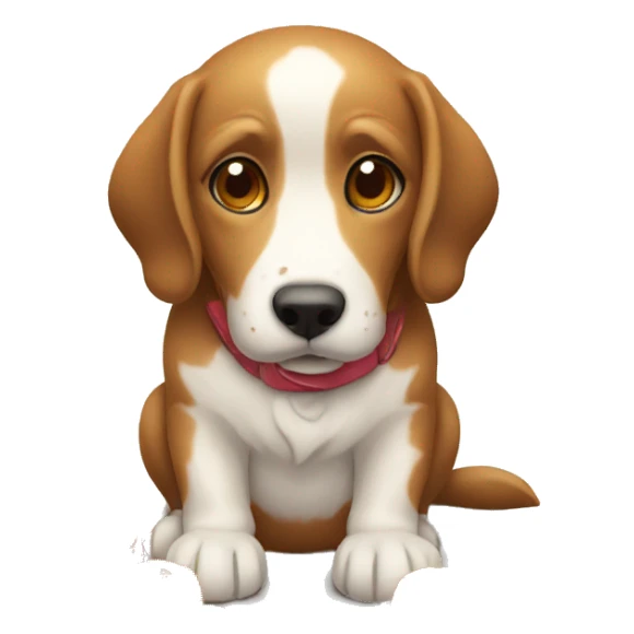 Chien eat candies  sticker