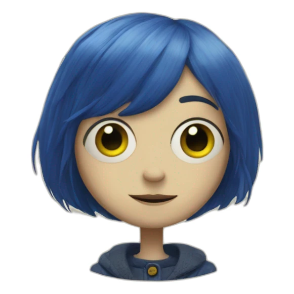 coraline button eyes sticker