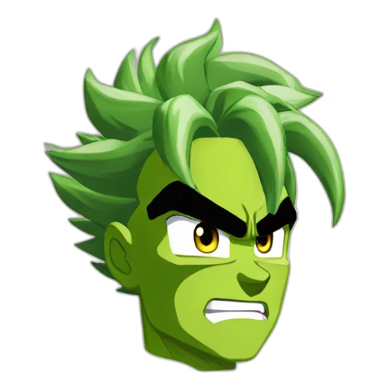 broly dragon ball super sticker