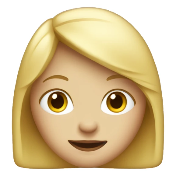 blonde Bead girl sticker