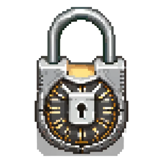 Key unlocking a digital password sticker