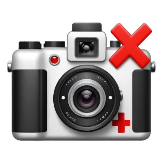 camera film strip with red cross written on it using sharpie sticker