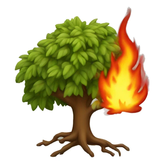burning bush sticker